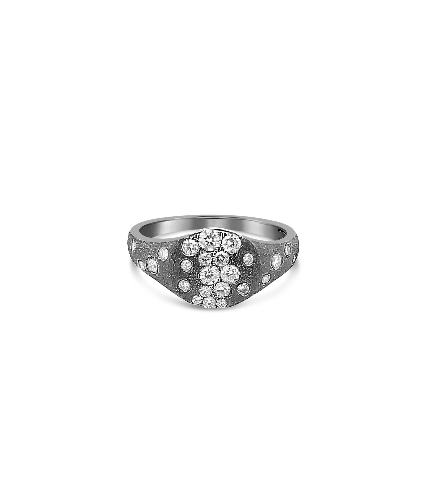 Diamond Celestial Pinky Ring