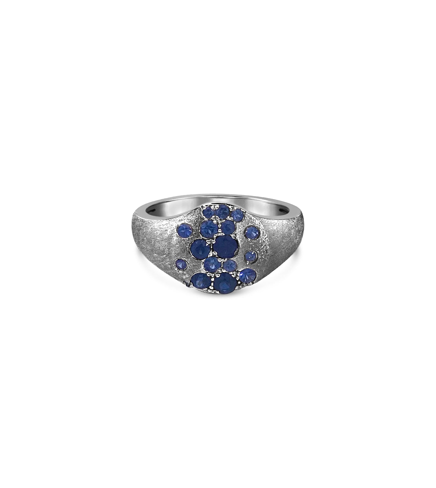 Sapphire Celestial Pinky Ring