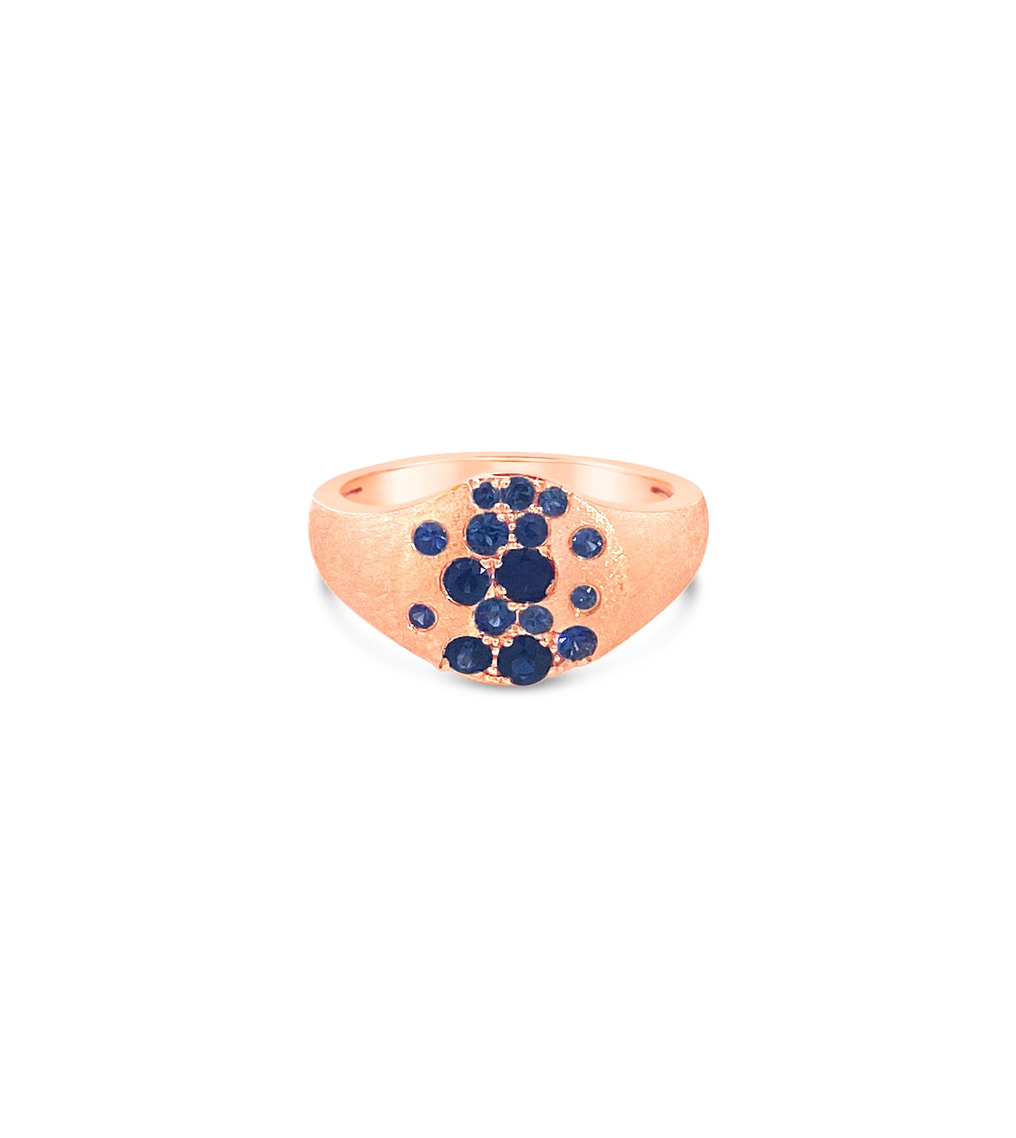 Sapphire Celestial Pinky Ring