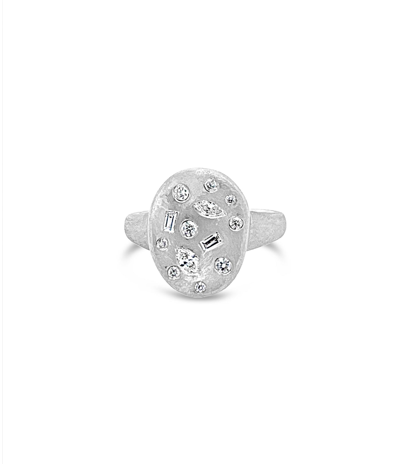 Diamond Fancy Celestial Concave Ring
