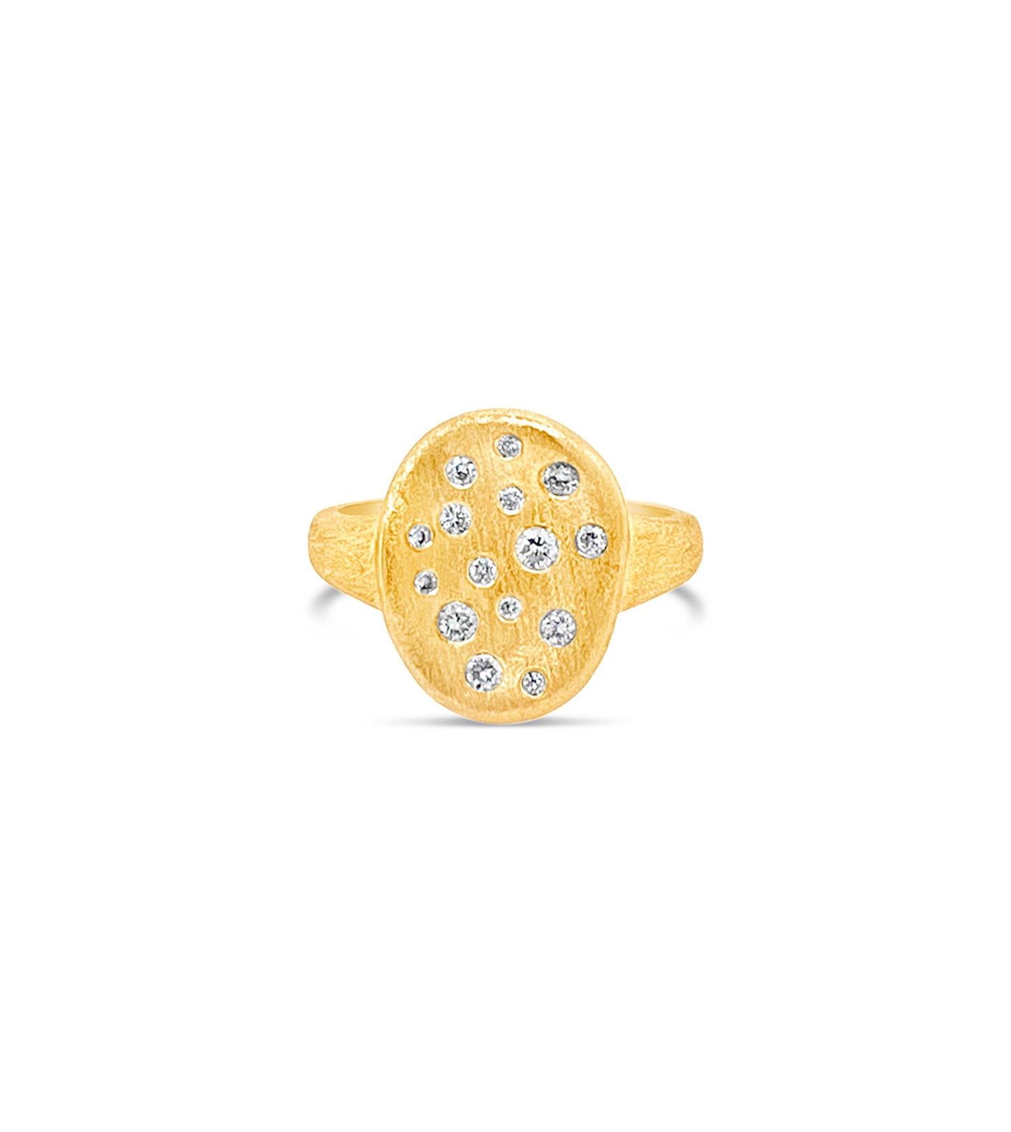 Diamond Celestial Concave Ring
