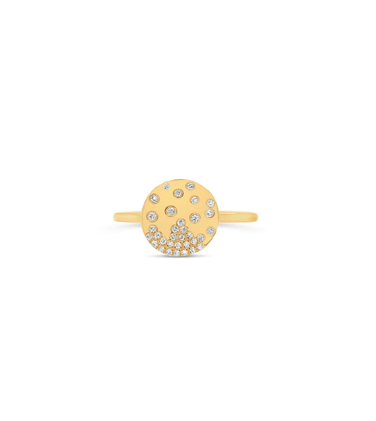 Diamond Celestial Disc Ring