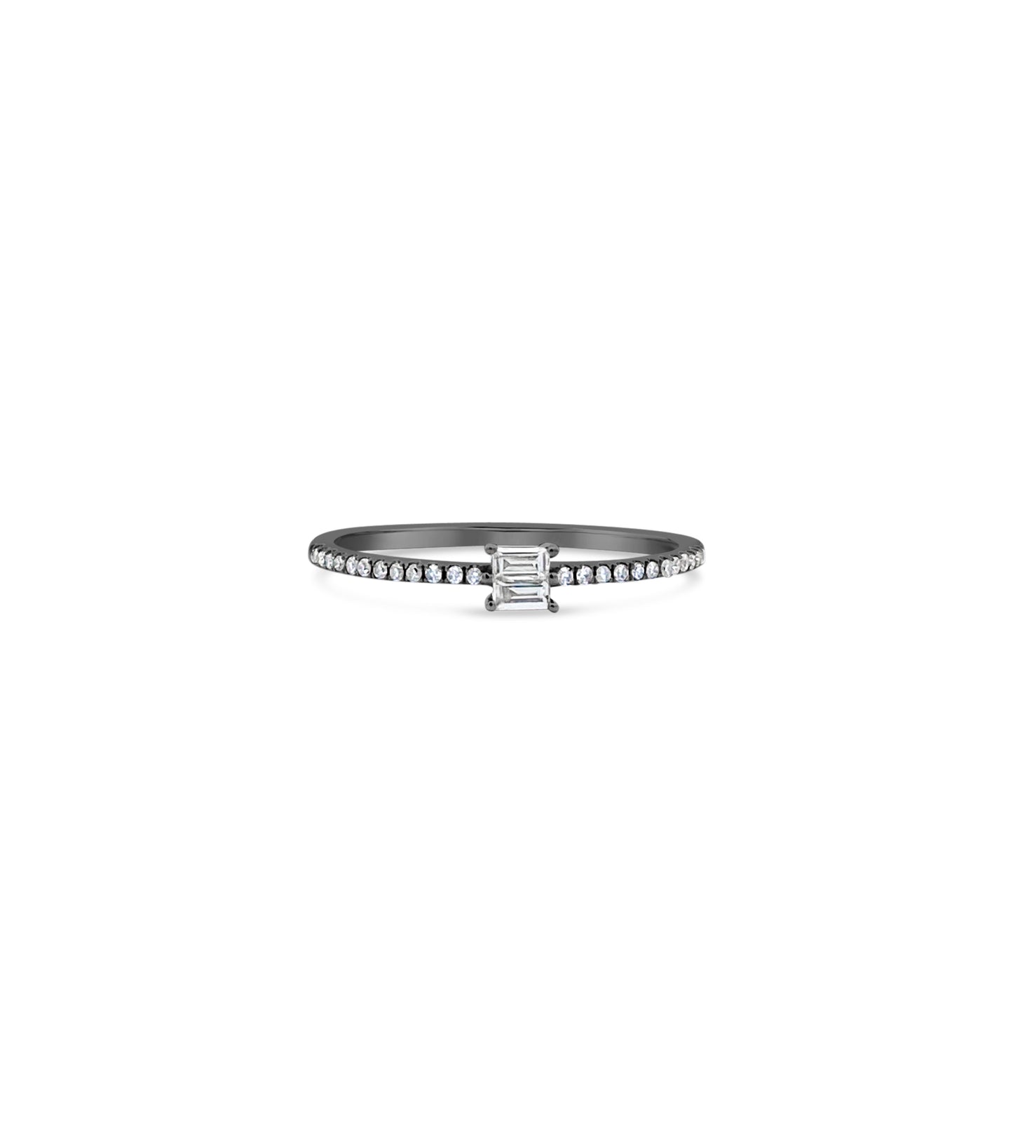 Diamond Baguette Stackable Ring