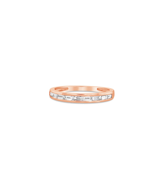 Diamond Baguette Channel Set Band