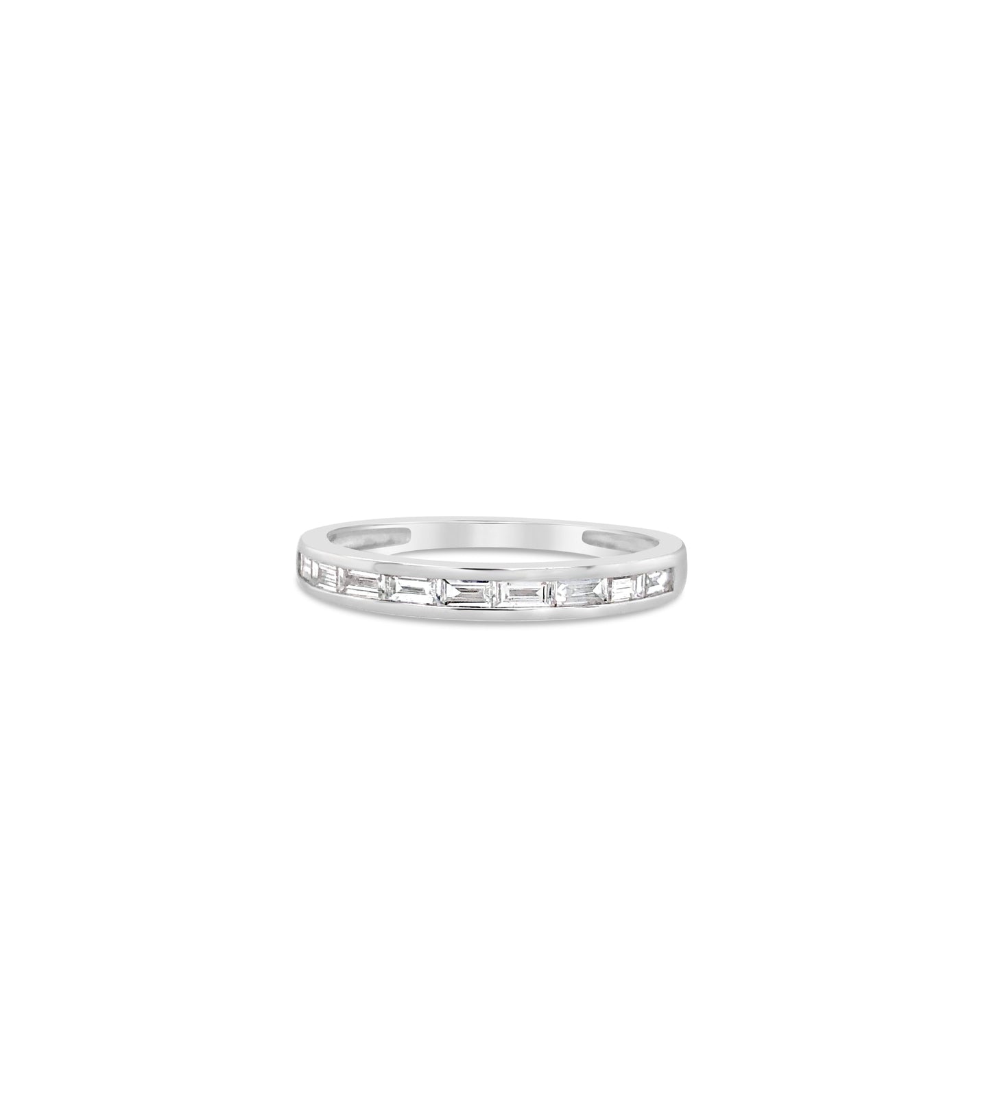 Diamond Baguette Channel Set Band