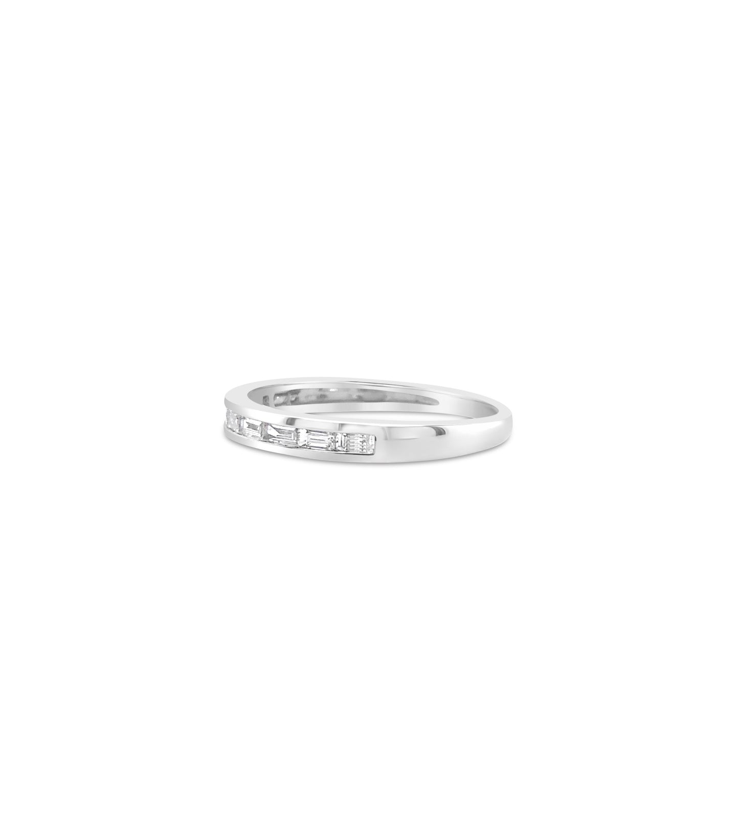 Diamond Baguette Channel Set Band