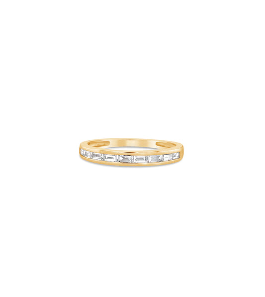 Diamond Baguette Channel Set Band