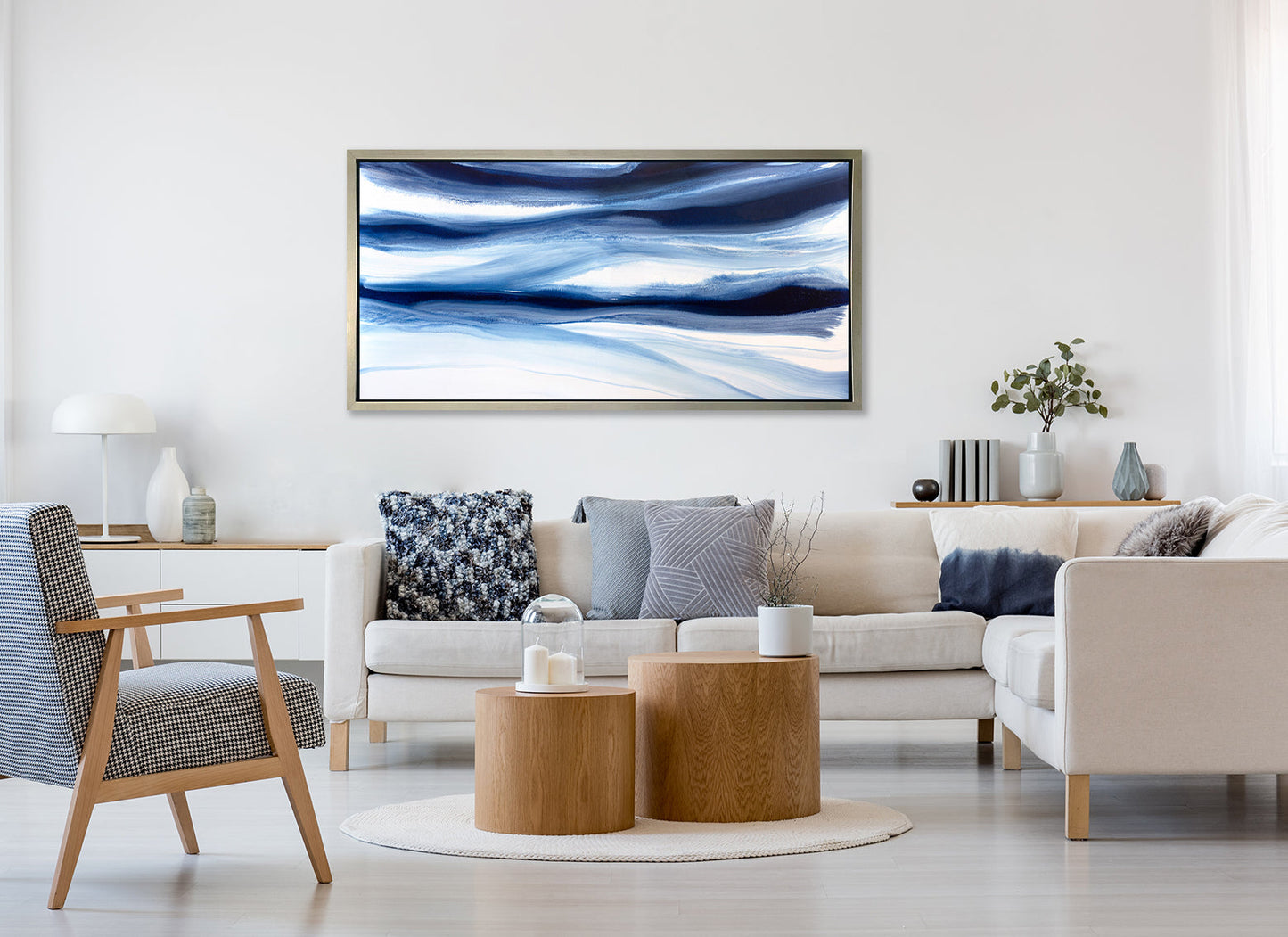 Denim Blues 1 - Open Edition Canvas Print