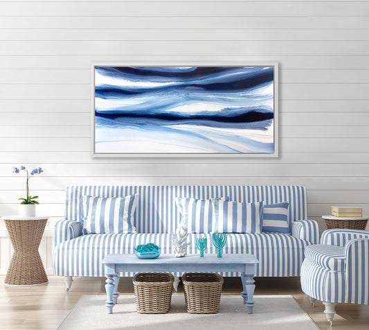 Denim Blues 1 - Open Edition Canvas Print
