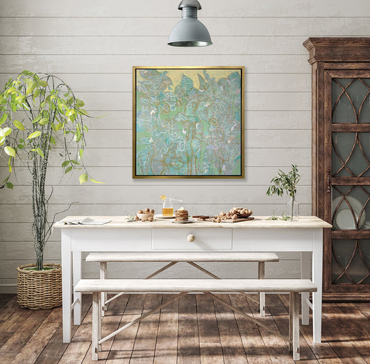 Sprites in the Garden - Open Edition Canvas Print