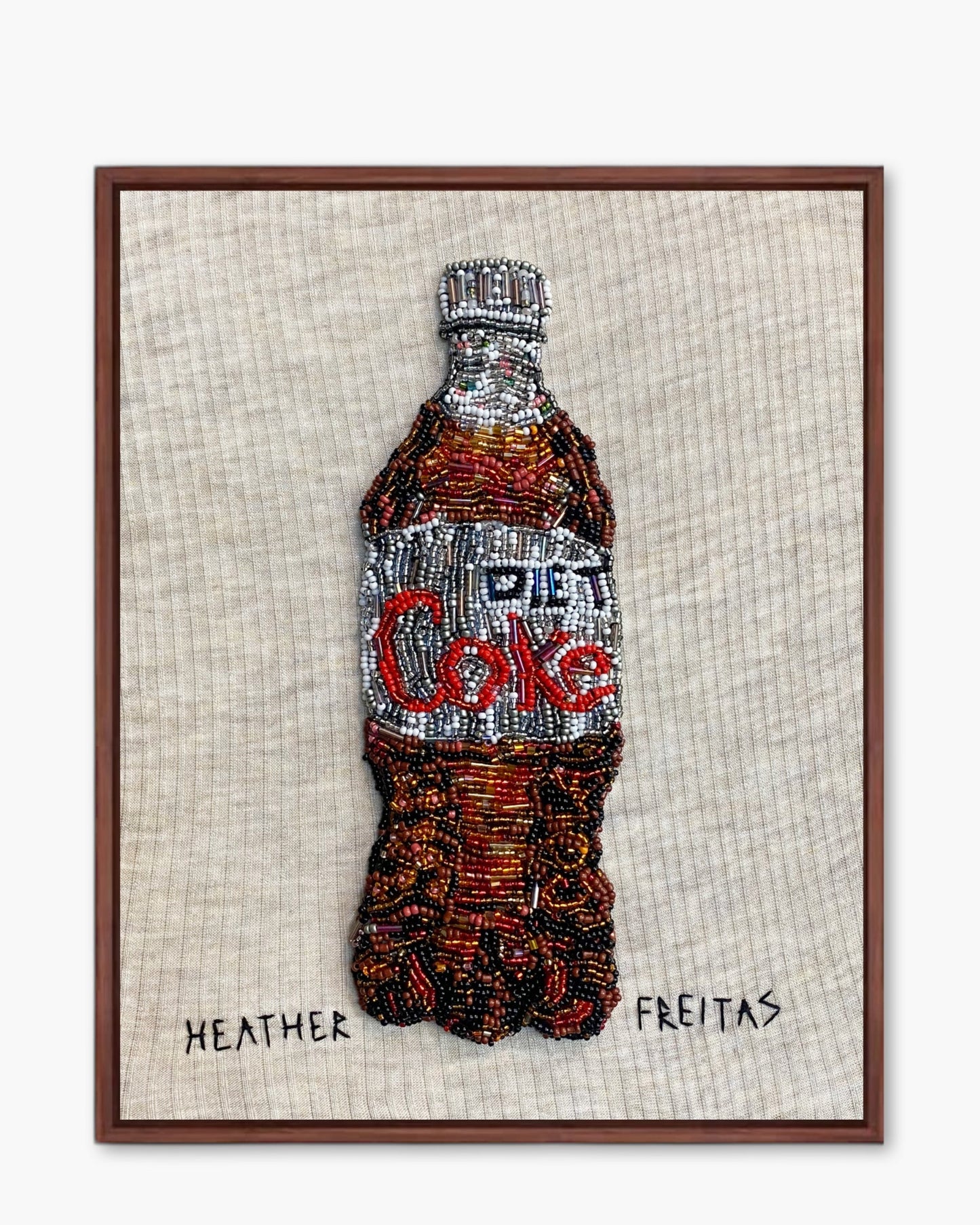 Diet Soda Beaded Artwork