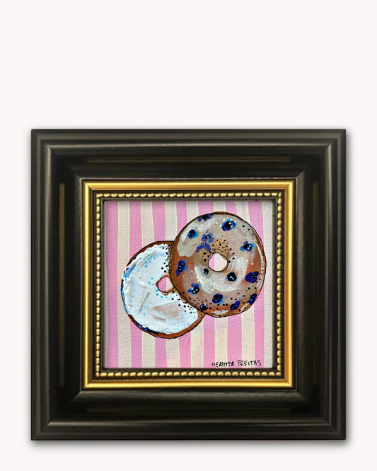 Bagel Framed Magnet ( Medium )