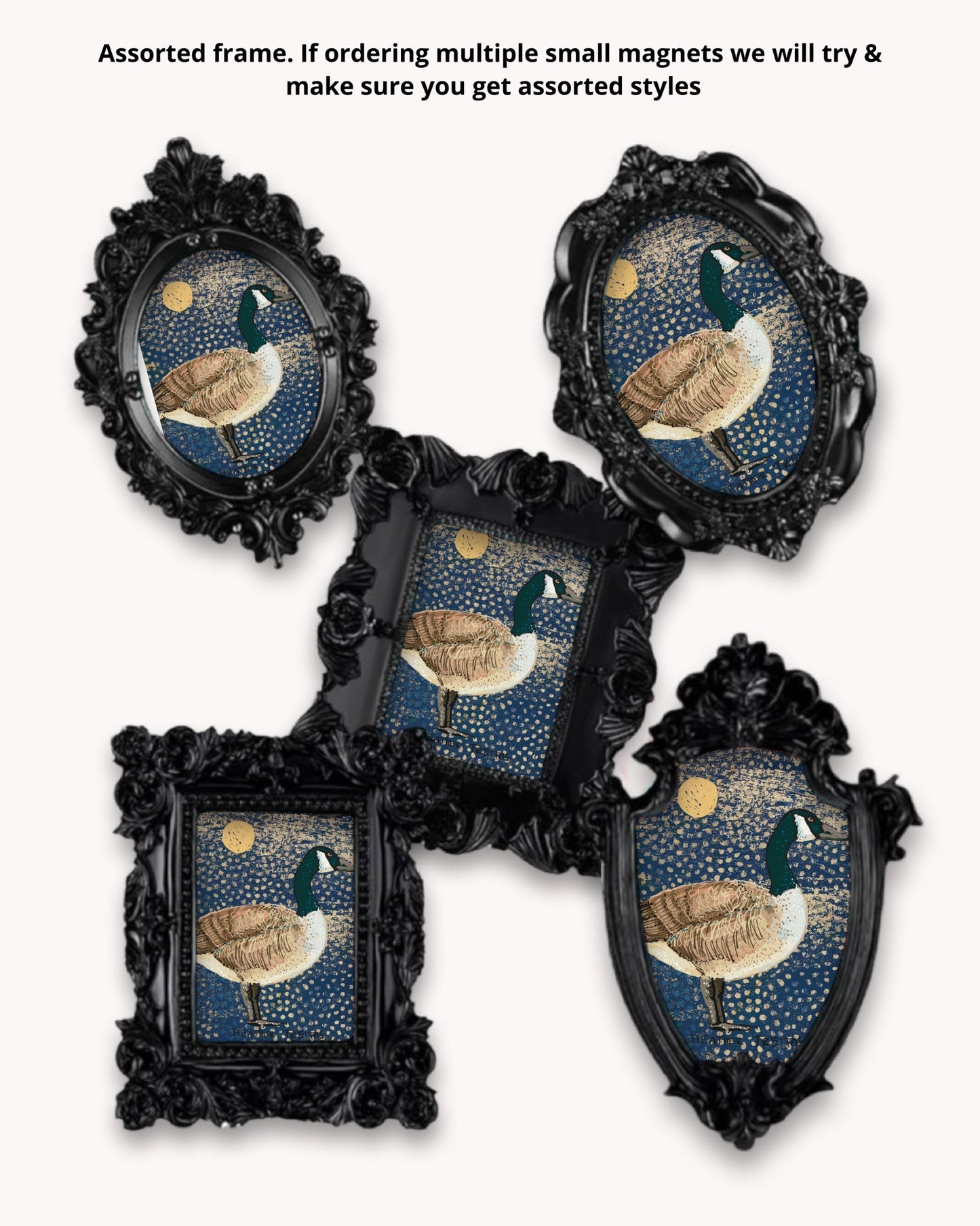 Goose Framed Magnet ( Small )