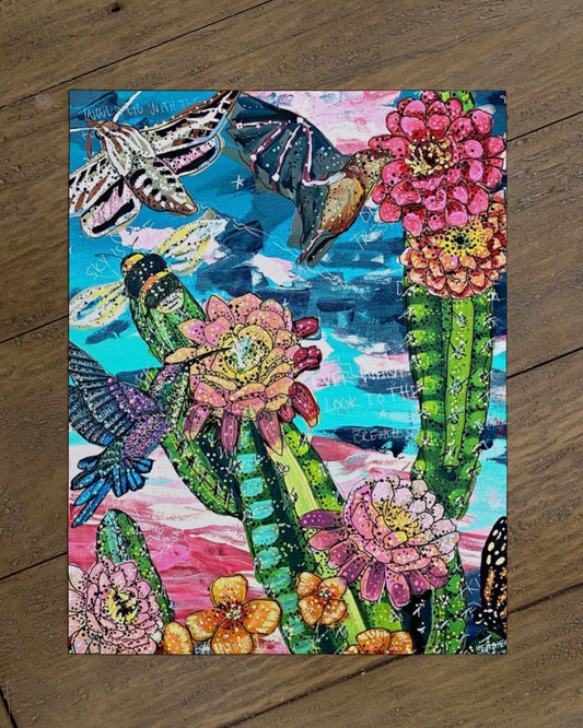 Desert Twilight Pollinators Print