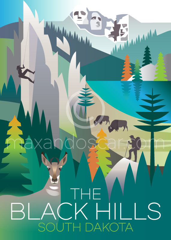 BLACK HILLS, SOUTH DAKOTA PRINT