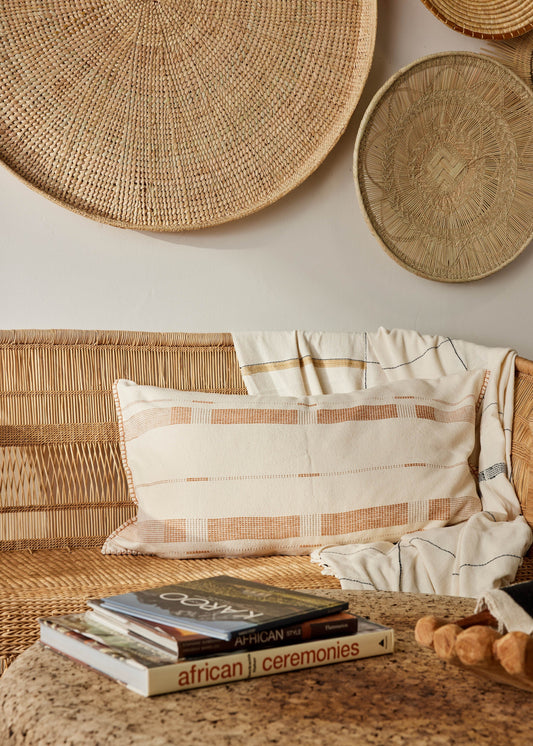 Fulcrum Sahara Oversized Cotton Lumbar Pillow