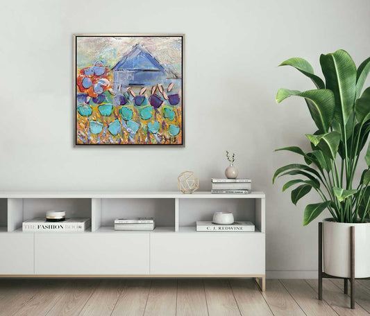Blueberry Farm - Open Edition Canvas Print