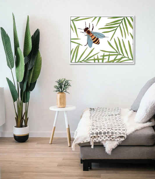 Bumbling - Open Edition Canvas Print
