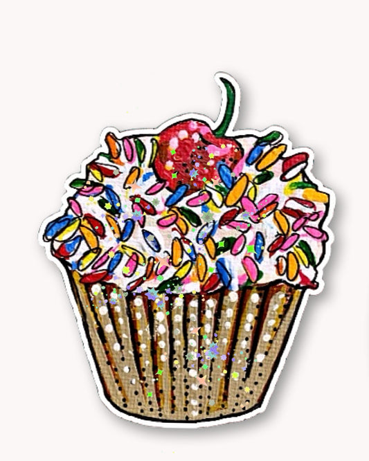 Cupcake Sticker