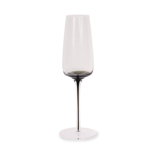 Smoke Stem Champagne Glasses