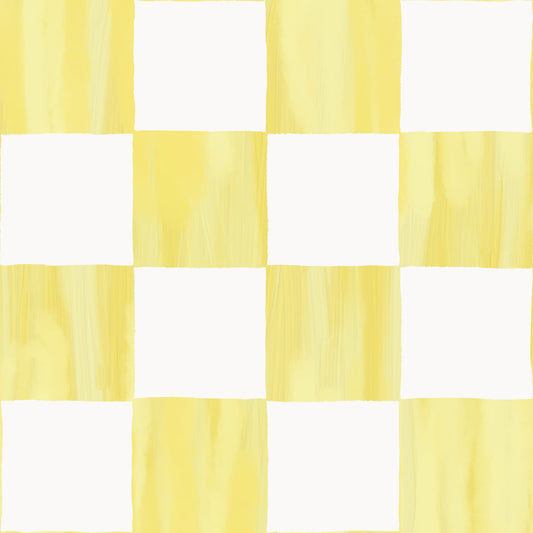 Checkers Wallpaper, lemon