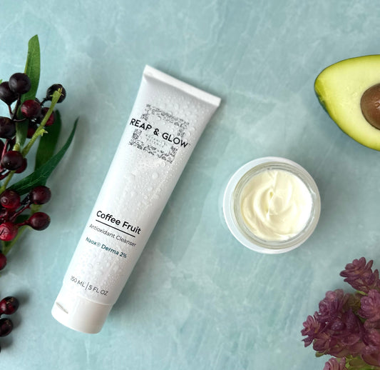 Coffee Fruit Antioxidant Cleanser + Ayurvedic Deep Hydrating Rejuvenation Creme