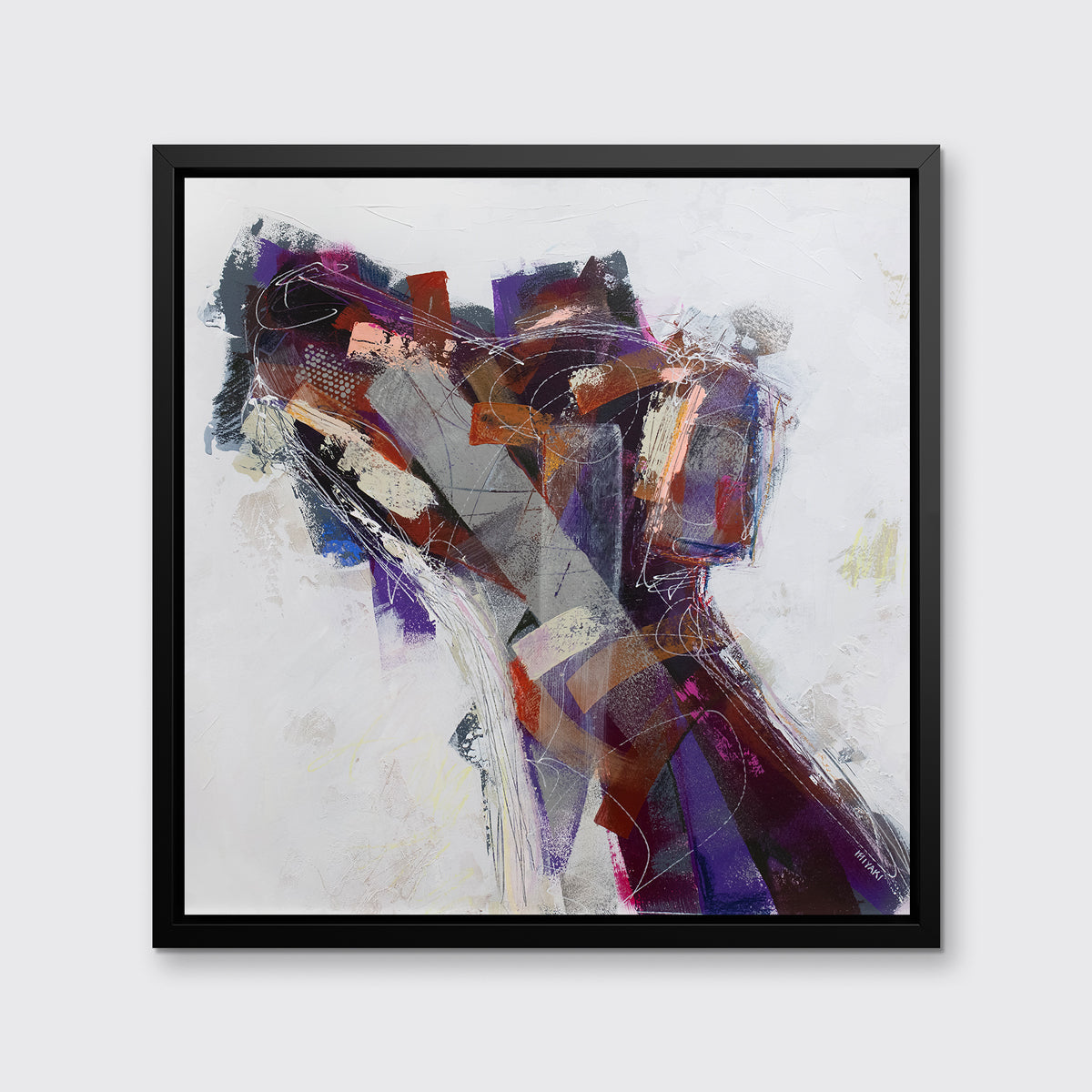 Colorful Basenji - Limited Edition Canvas Print