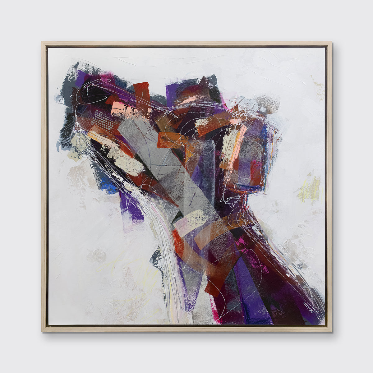Colorful Basenji - Limited Edition Canvas Print