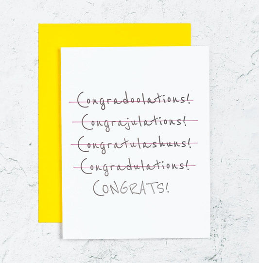 Congradoolations Card Box Set of 10