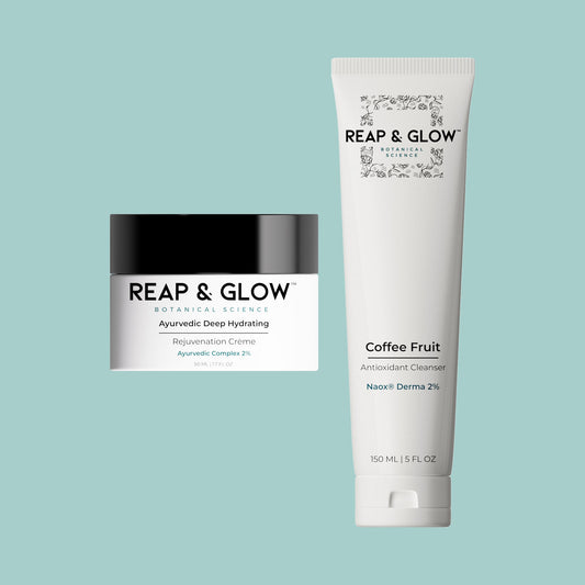 Coffee Fruit Antioxidant Cleanser + Ayurvedic Deep Hydrating Rejuvenation Creme