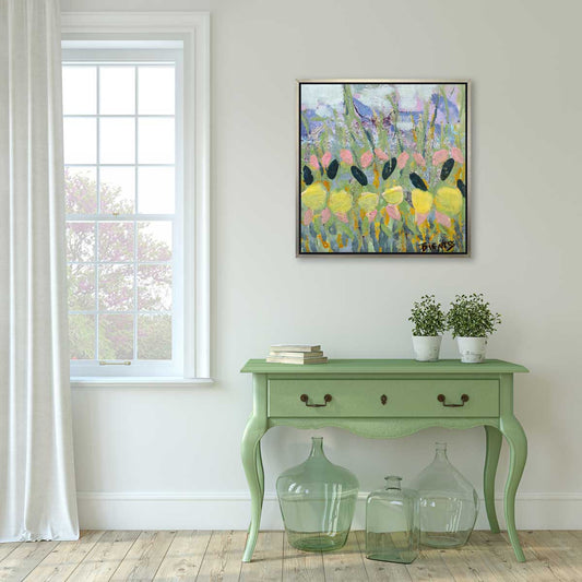 Crow Gathering - Open Edition Canvas Print