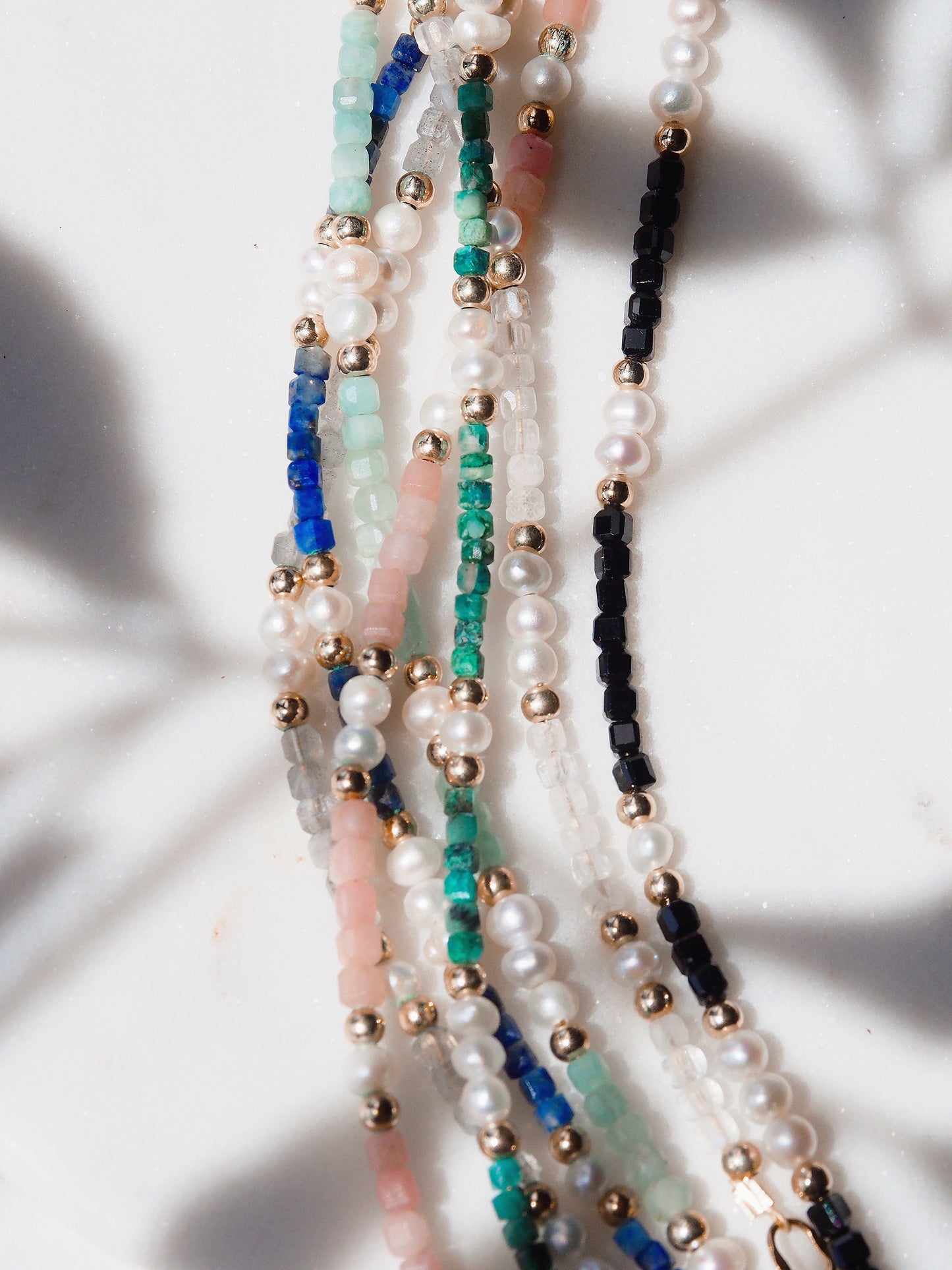 Gemstone and Pearl Bracelet - Ke'ala