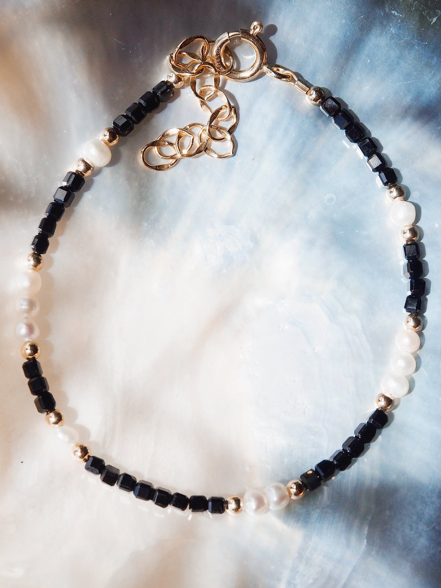 Gemstone and Pearl Bracelet - Ke'ala
