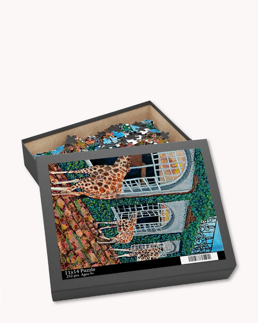 Fine Dining Giraffe Puzzle ( 120 - 500 Piece )