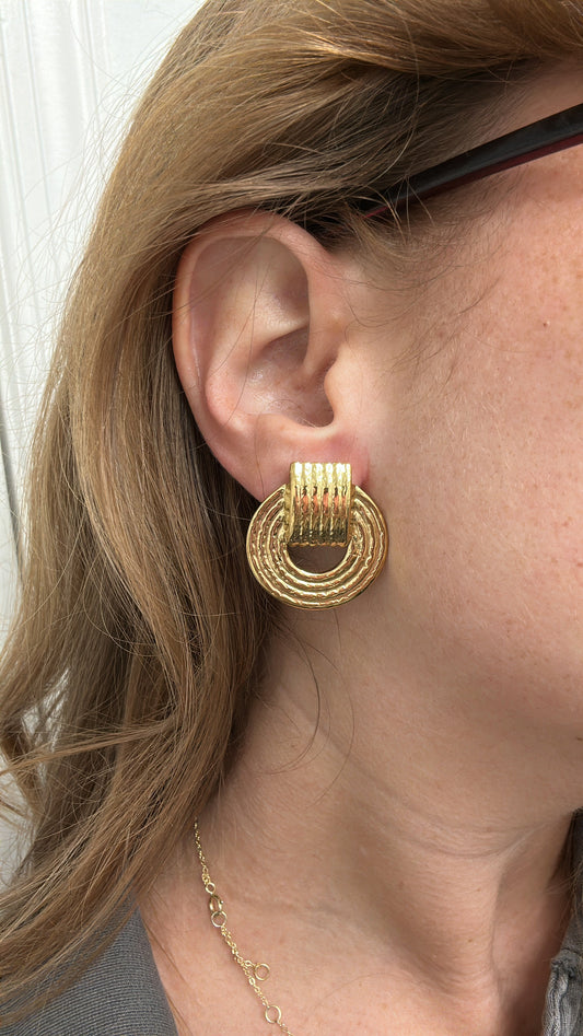 Carmela Doorknocker Earrings