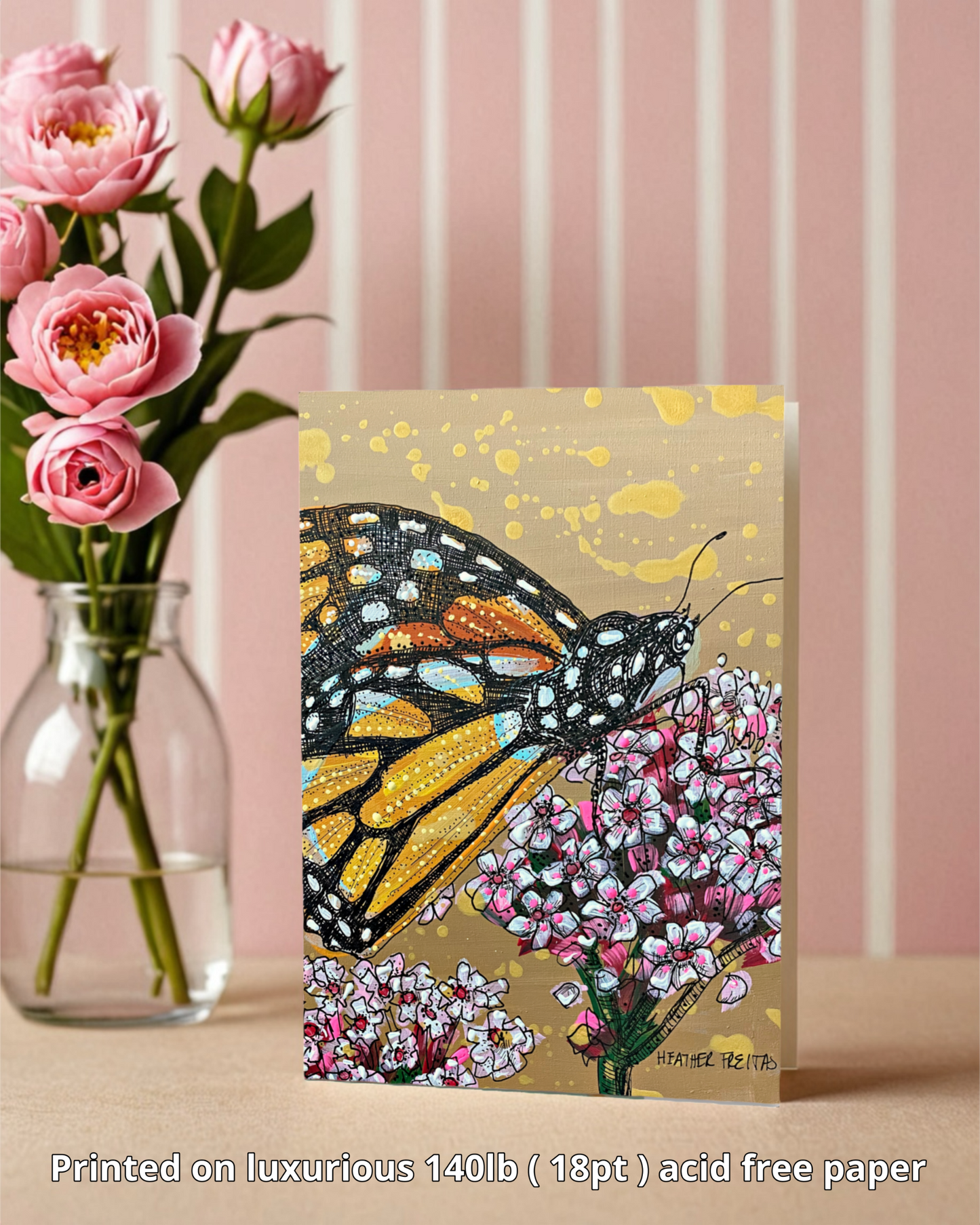 Citrine Monarch - Greeting Card / Fine Art Print