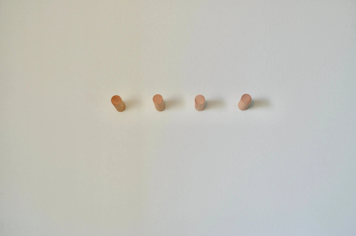Modern Wood Hook - Walnut & Beech Wood