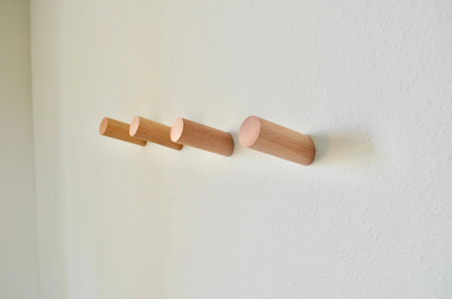 Modern Wood Hook - Walnut & Beech Wood