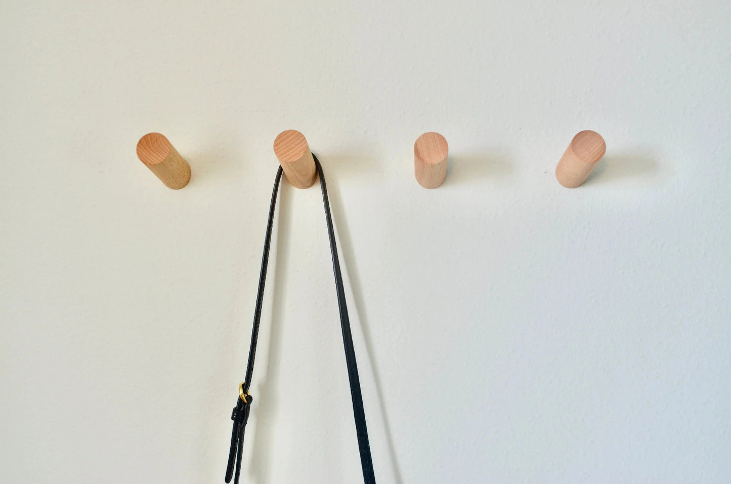 Modern Wood Hook - Walnut & Beech Wood
