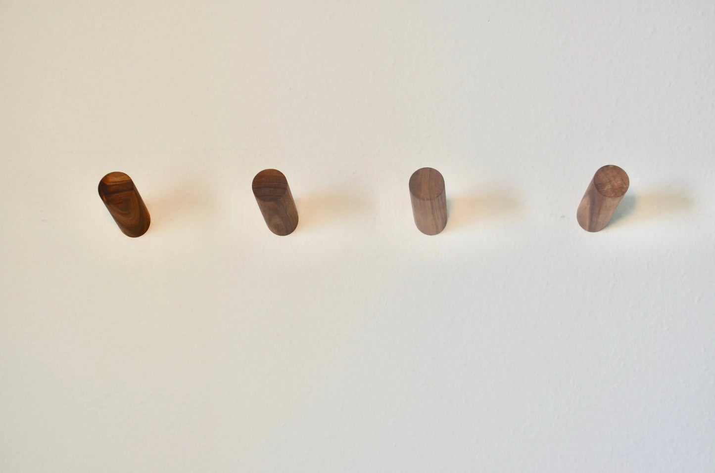 Modern Wood Hook - Walnut & Beech Wood