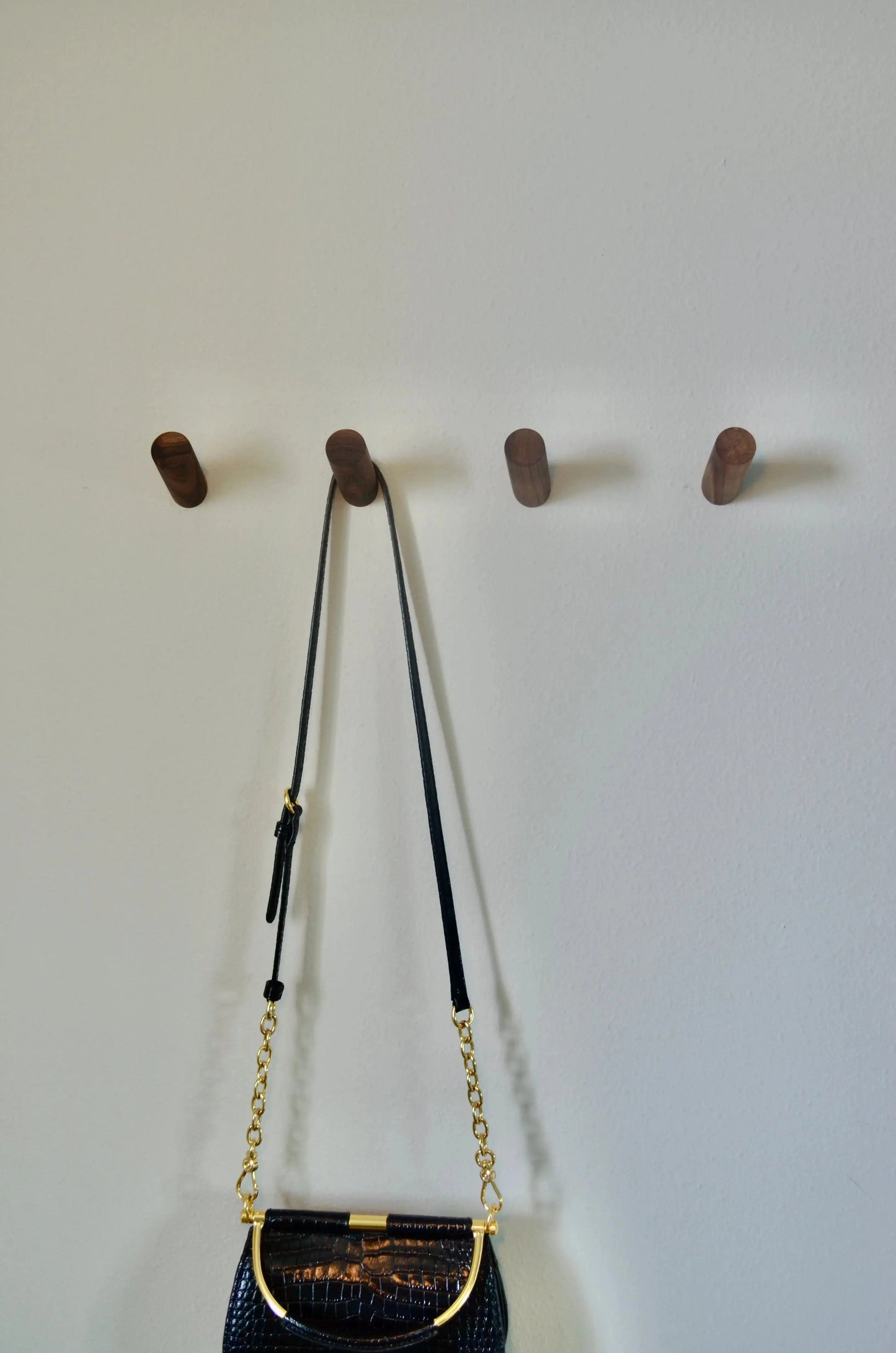 Modern Wood Hook - Walnut & Beech Wood