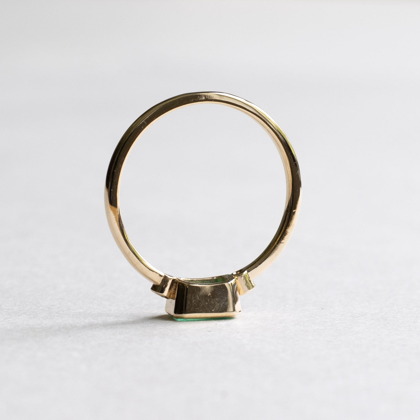 14K Gold 0.55CT Emerald Ring