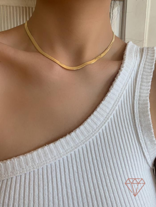18K GOLD PLATED CHAIN NECKLACE