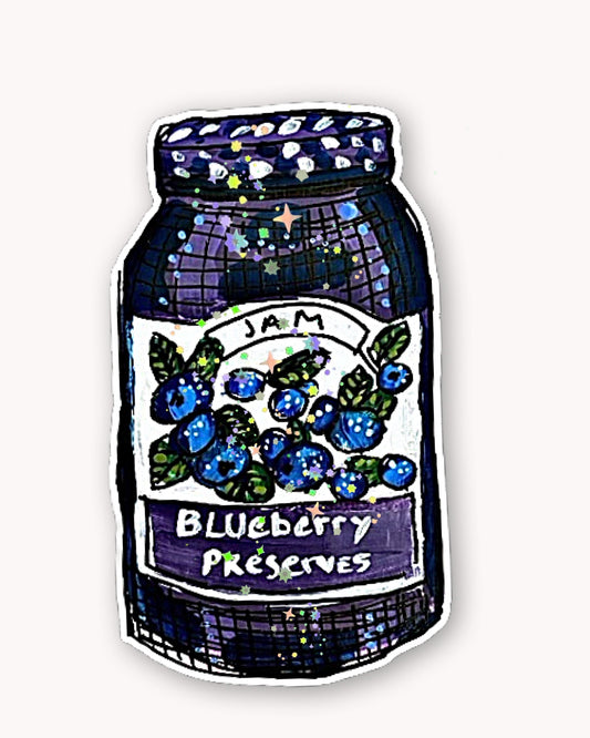 Blueberry Jam Sticker