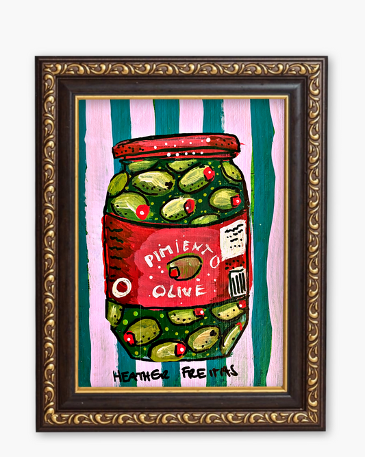 Olives Fine Art Magnet ( Large )