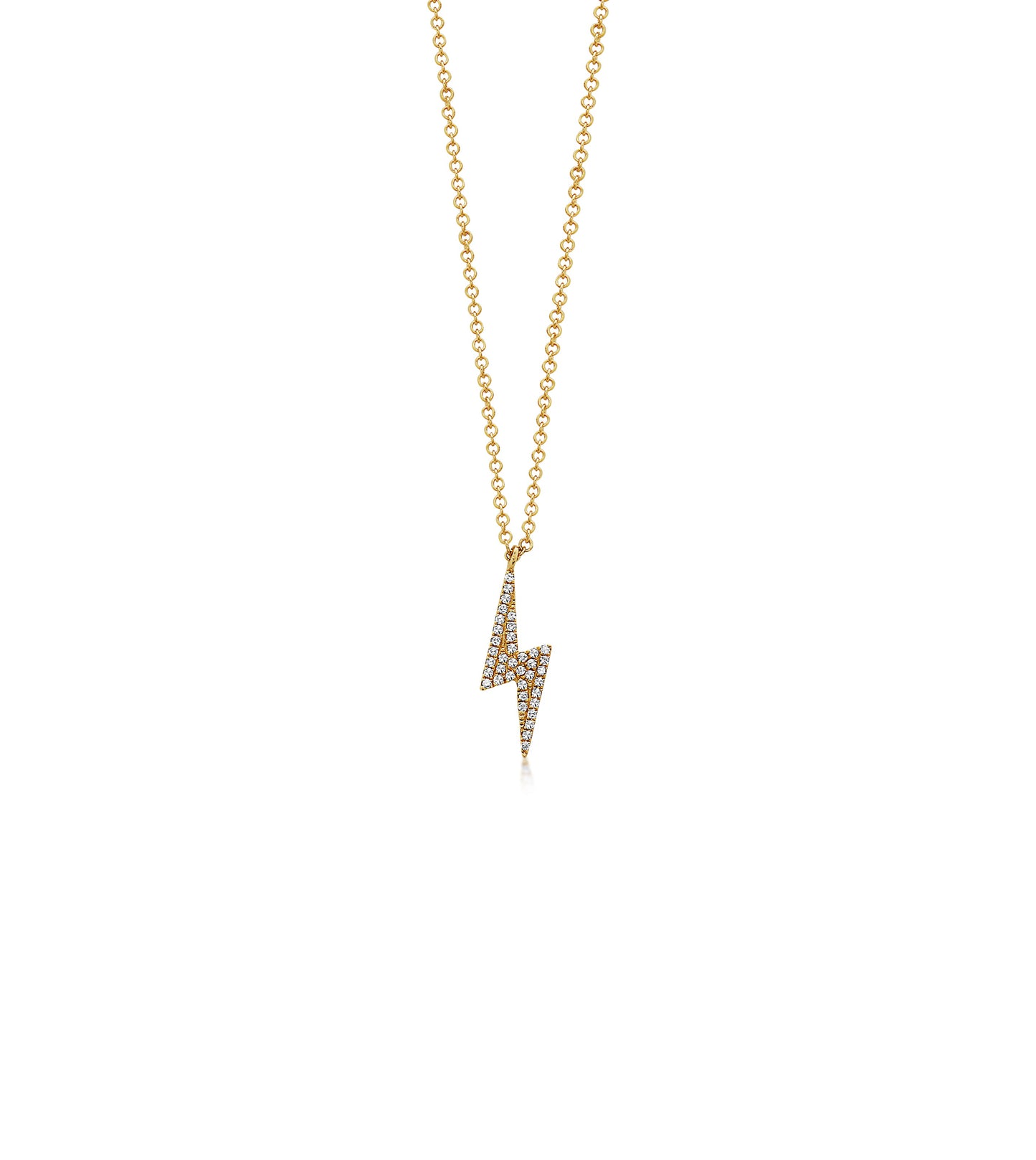 Diamond Lightning Bolt Necklace