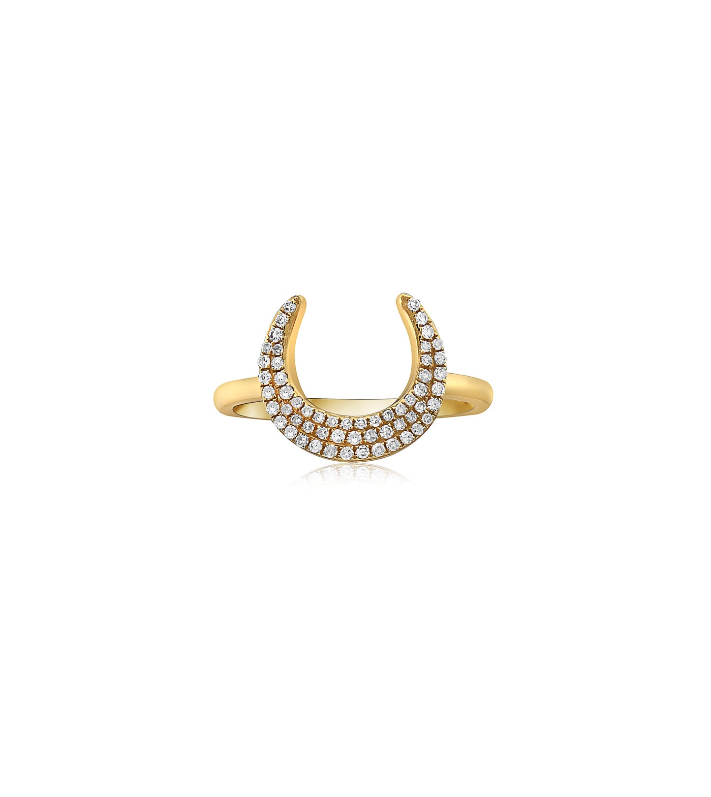 Diamond Horn Ring