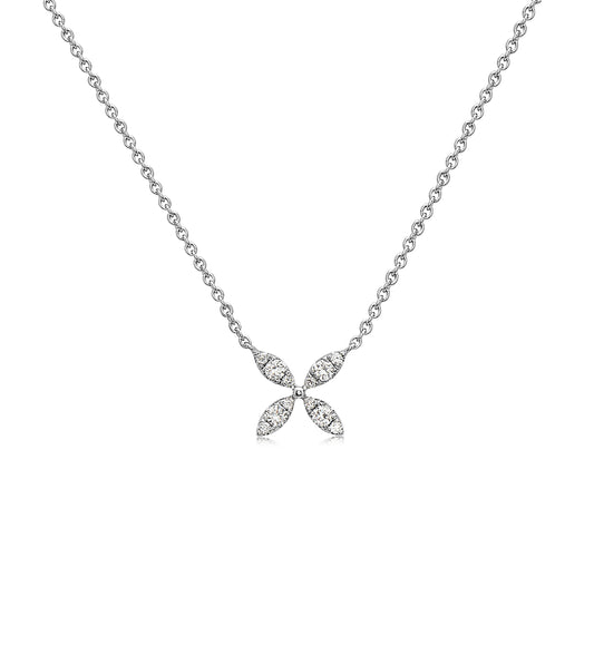 Diamond X Florette Necklace