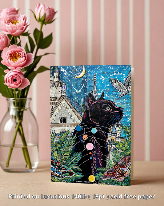 Jupiter Castle Cat - Greeting Card / Fine Art Print