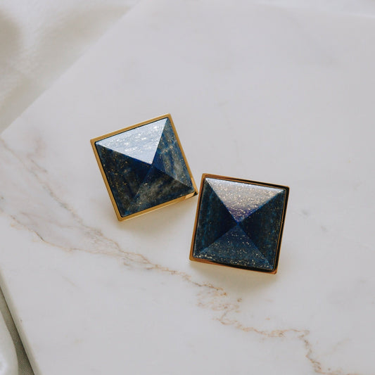 Pyramid Studs - Lapis Grande